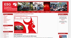 Desktop Screenshot of esg-kassel.de